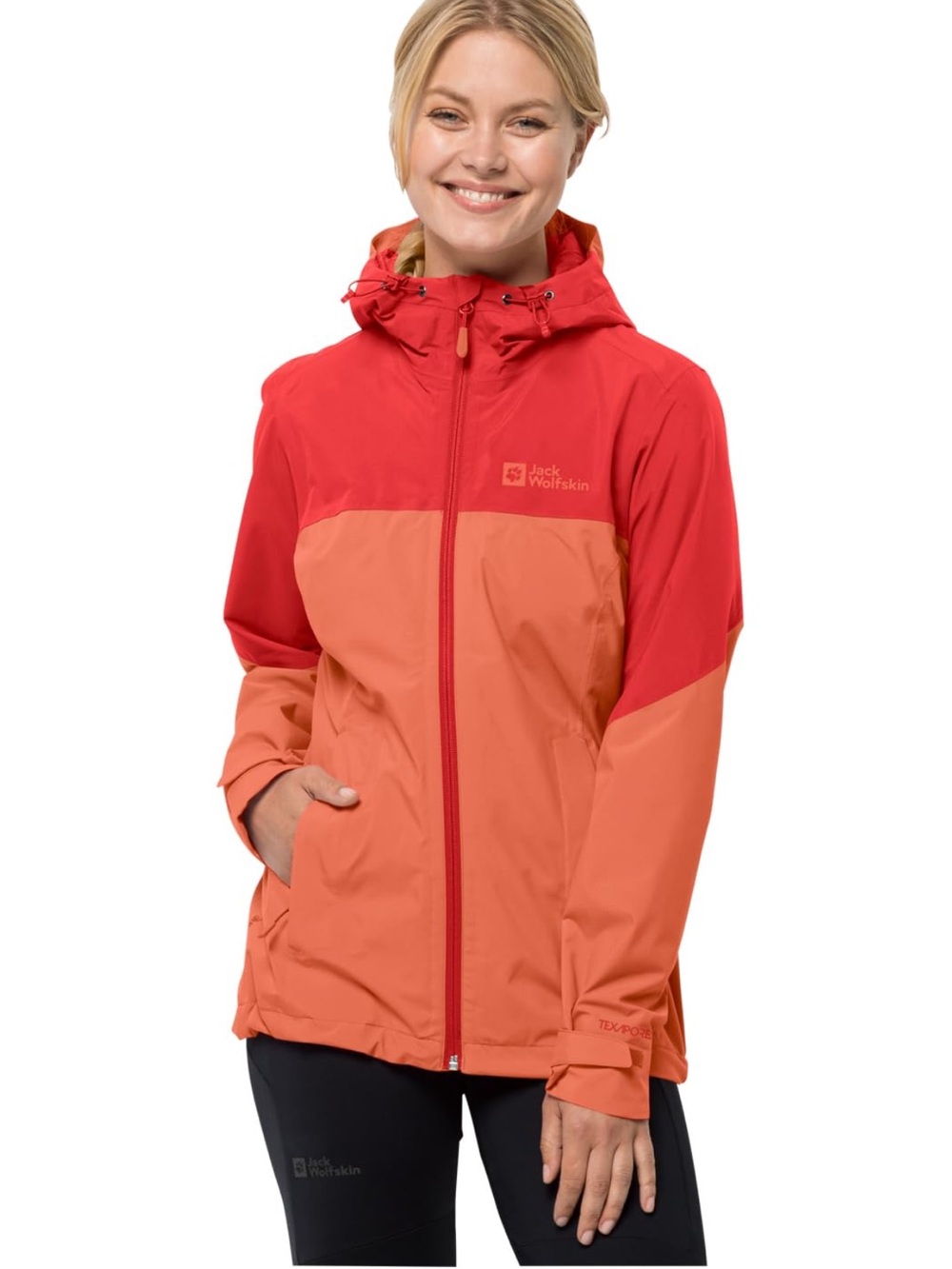 Jack Wolfskin WEIL T AL  Hooded Colorblock Jacket